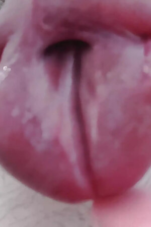 He Spermed Partially and Continued Masturbating