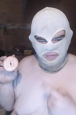 FatAssSmallDick the virgin loser uses a pocket pussy to show how pathetic he is shows his tongue work then shows his oral skill