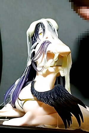 Man ejaculating 34 times with anime doll (mosaic added)