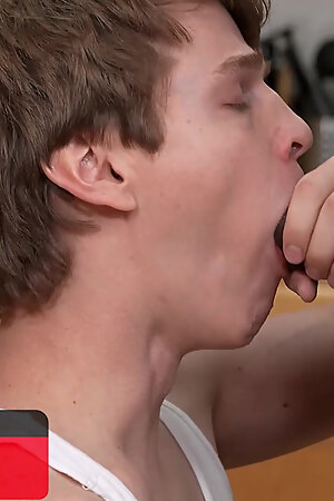 DownlowBoys - Jock Gets Fucked Hard By Gym Trainer's Big DIck