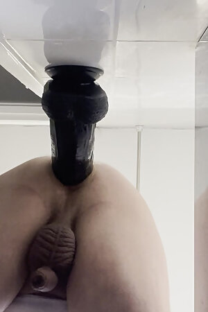 stretching on big cock