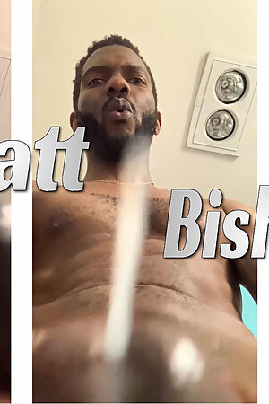 Matt Bishop Jerks off and Cums on Your Face Outside of the Shower!! 3 Times!!