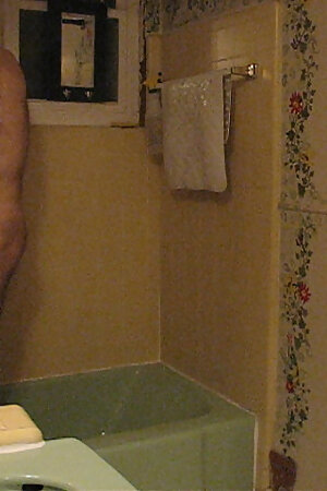 shower time with shower curtain open