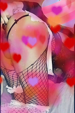 cute white miniskirt colorful butt plug play