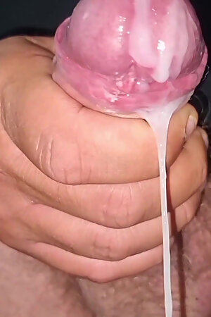 PANT AND CUM   A HUGE COCK - ALL TO SWALLOW