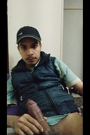 Solo Pleasure in the Bedroom with a Big Cock 🍆