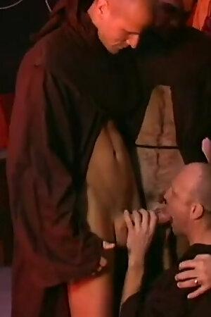 Horny Man Takes a Huge Cock #4