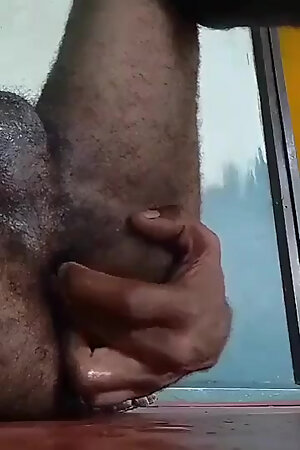 Playing with my male-pussy