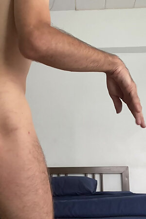 Guy With Cerebral Palsy is Pumping His Big Dick