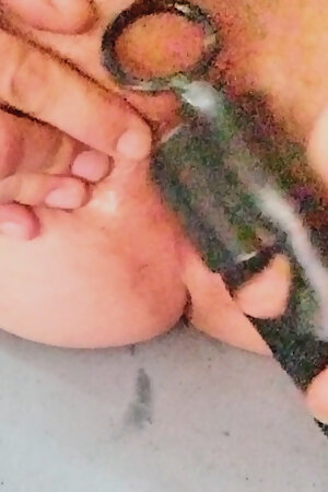 Anal Play with Prostate Dildo