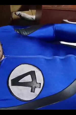 Fantastic Four Cosplay Masturbation