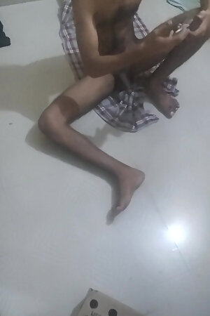Odia Single guy masturbating at PG Room