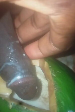 Black ebony gay man takes big BBC.