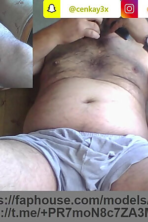 Masculine Daddy Cums Again at the End of the Live Broadcast