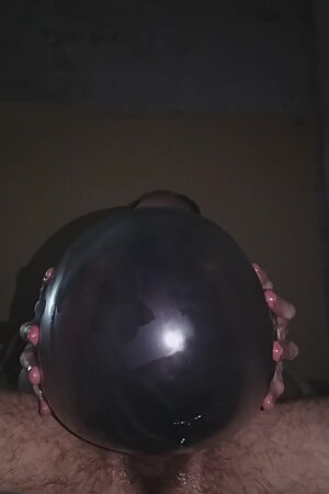I Cum Twice with This Balloon Sex-toy - No Hands Cumming