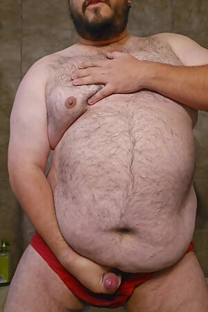 Big Bear Pissing Compilation with Cum