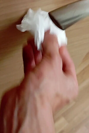 I Have to Clean the Big Cumshot from my Giant Dick so that Daddy doesn't See it