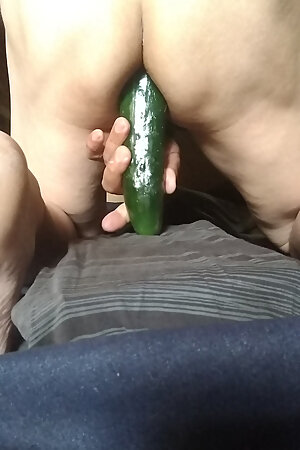 How cold!! A cucumber to warm me up