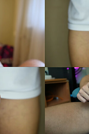 Teen Sniffs Stepmom's Panties and Cums Twice