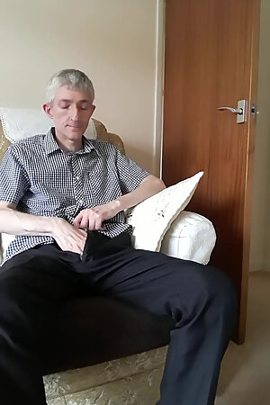 Masturbating on the Sofa