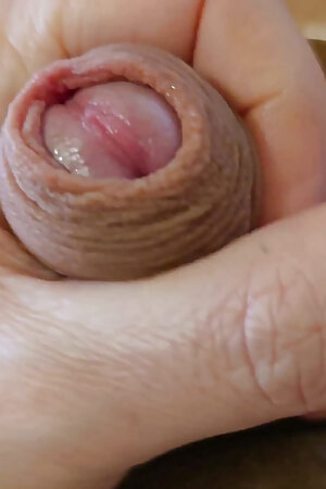 Big Dick and Very Large Ball Jerking with Cum