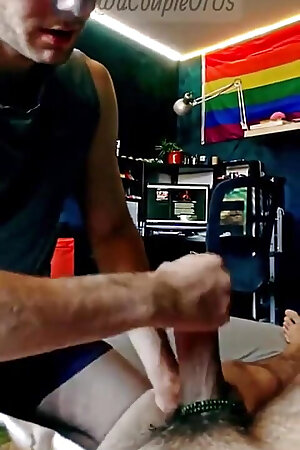 Frotting Our Uncut Cocks Feels so Good  POV 60 Fps