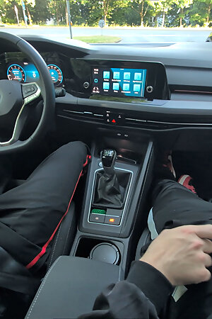 Cum Stained Shirt 3 Risky Car Fun