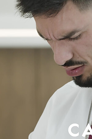 Staghomme - Hot obedient Milo Miles gives holy priest deepthroat