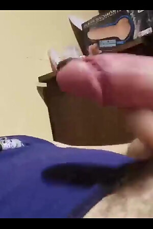 Smoking and Stroking My Cock