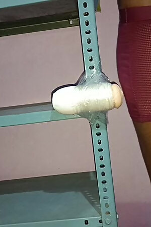 Sextoy fuck by Big black uncut dick and cumming huge