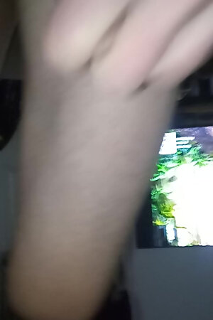 Close up cock play (reverse view)