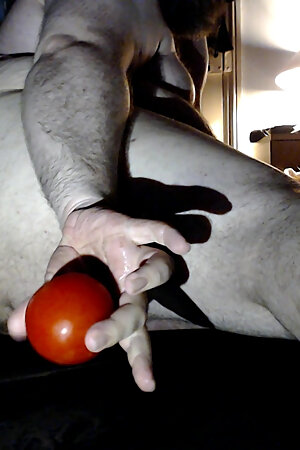 Tomato's going up my ass