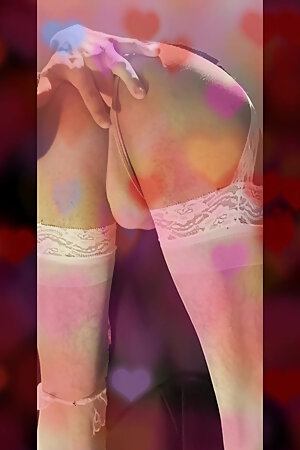 wearing cute black dress while i finger my ass for fun