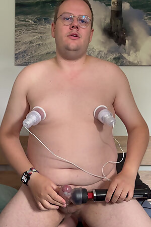 Fagspose Fag Hendrik Gransow S395 from Oberursel Germany jerks off and cums