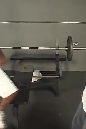 Black Man Gets Rough Anal Sex From His Tattooed Friend at the Gym