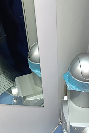 In the solarium, before entering the cabin.