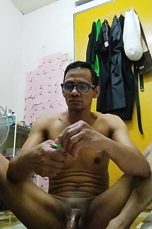 Massage with baby oil