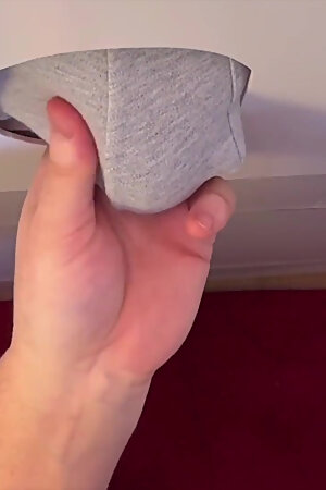 Young Student at the Gloryhole - Dripping Like Crazy Before a Full-on Cum Explosion