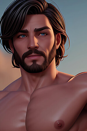 Scruffy Hunks: Slideshow of Scruffy 3D Cgi Men