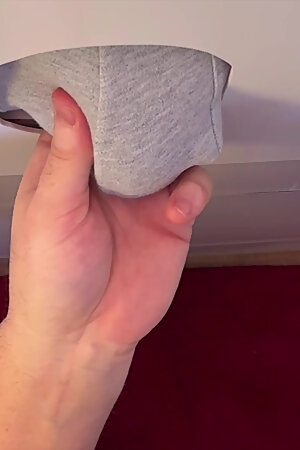 Young Student at the Gloryhole - Dripping Like Crazy Before a Full-On Cum Explosion