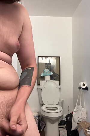 Stroking my cock this morning, wanna help?