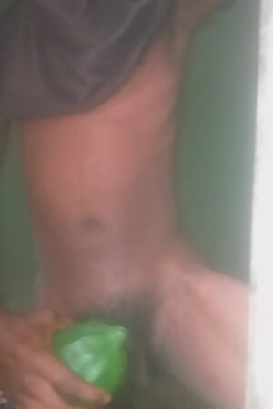 He cums all over his body.