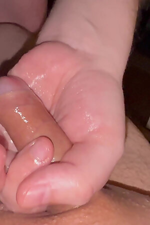 Jerking of jerkbuddy until he cums