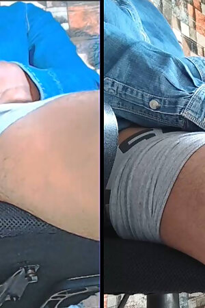 Hot Guy in Boxers Moaning Loudly and Stroking His Cock Nonstop - Real Masturbation