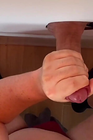 His Xl Cock Appears at the Gloryhole, and I Take It All