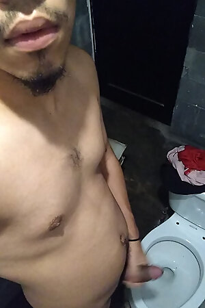This Cute Boy Shows What A Bull In The Bathroom