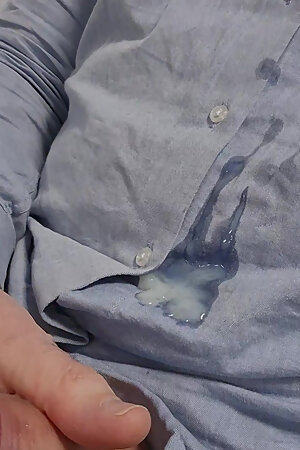 Edging and cuming on my shirt