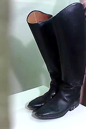 Riding boots fuck