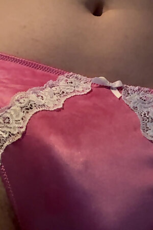 Must Obey Katie & Laura's Princess Satin Pink Panties