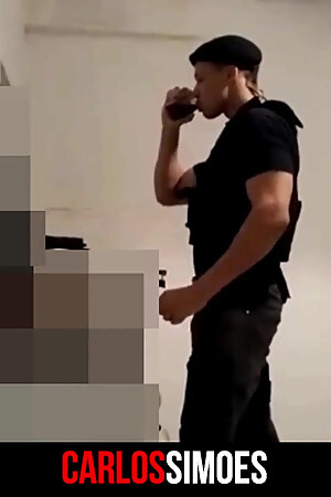 In This Fantasy the Dirty Policeman Jerks off When He Gets Home After a Long Day at Work